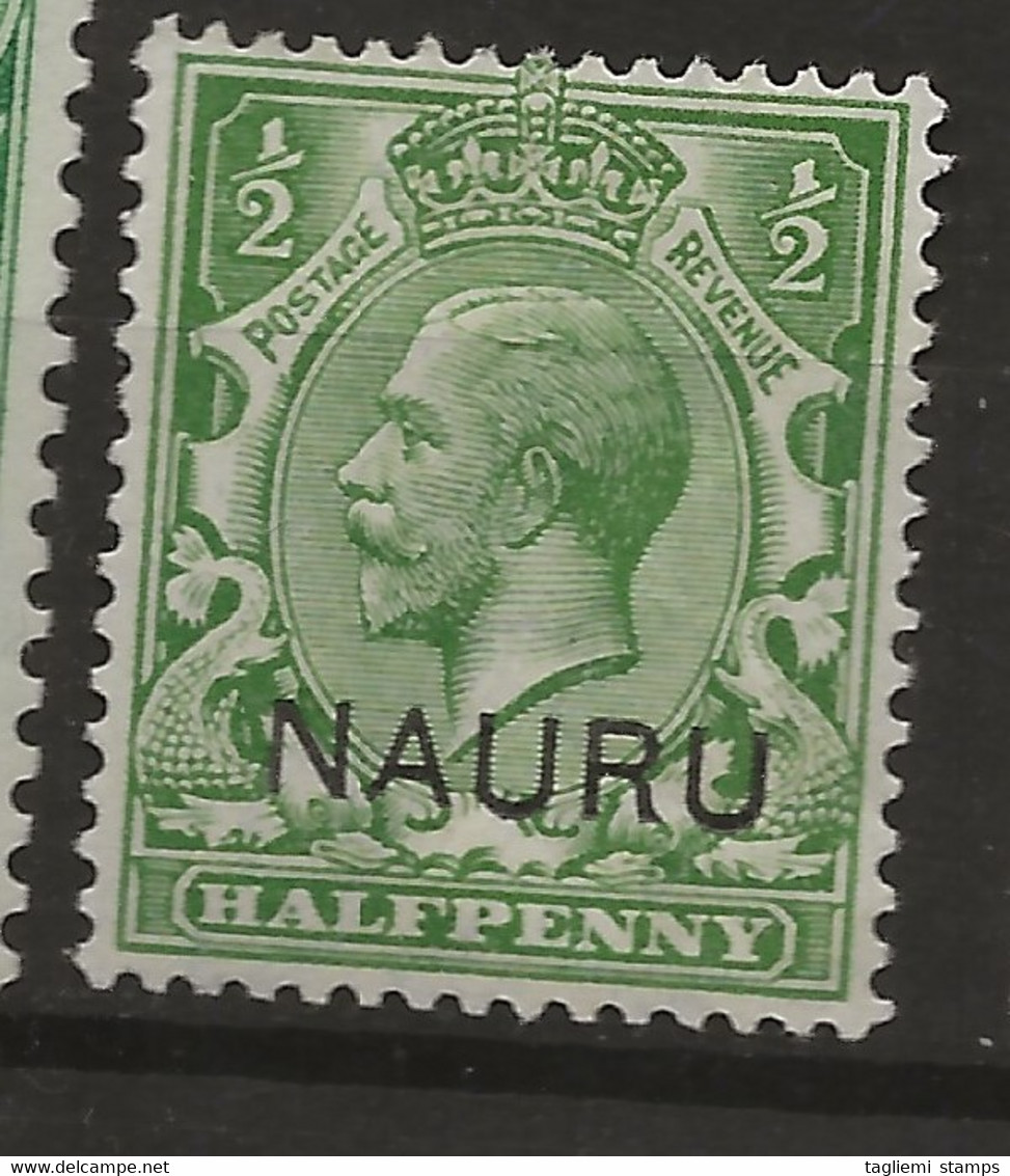Nauru, 1916, SG   1, Mint Hinged - Nauru