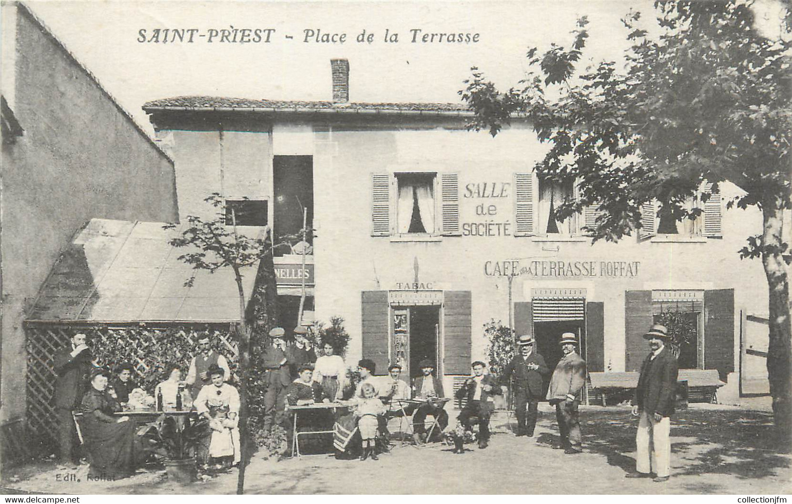 CPA FRANCE 69 "Saint Priest, Place De La Terrasse" - Saint Priest