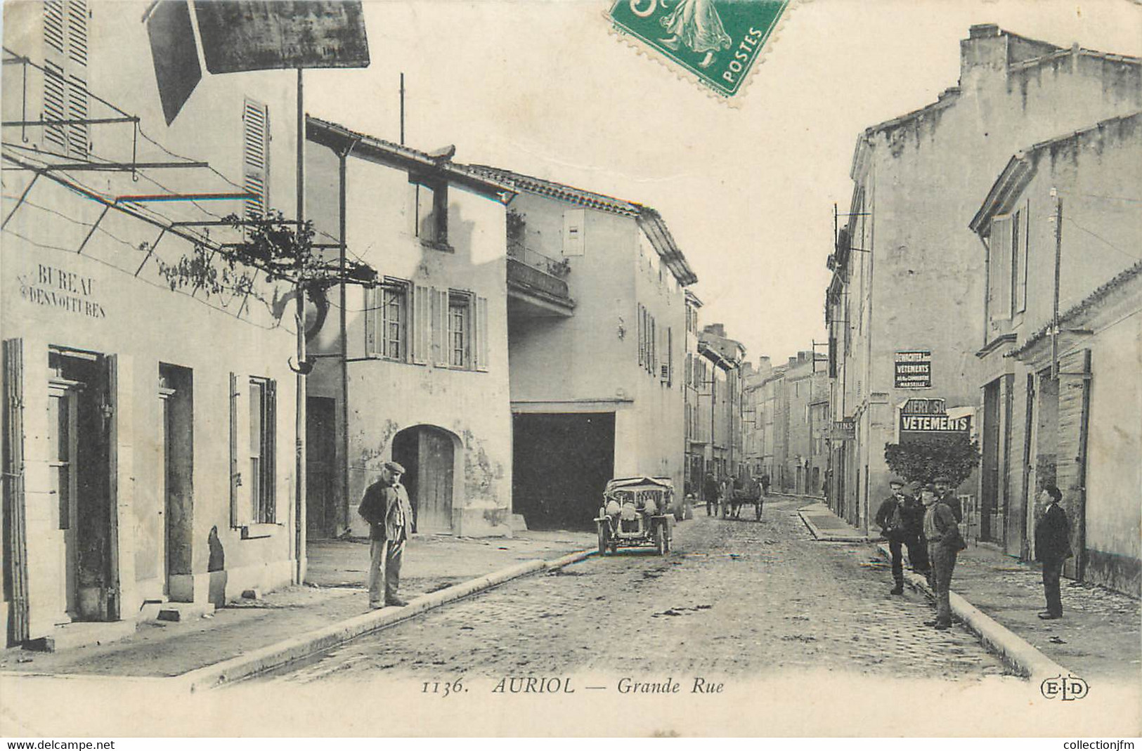 CPA FRANCE 13 "Auriol, La Grande Rue" - Auriol