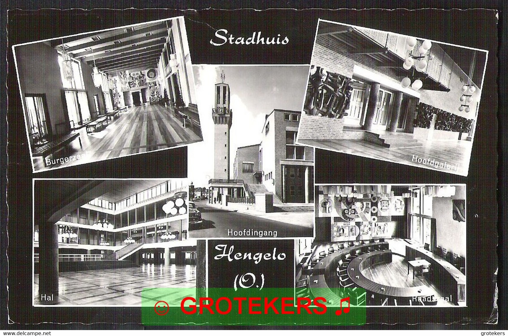 HENGELO Stadhuis 5-luik 1963 - Hengelo (Ov)