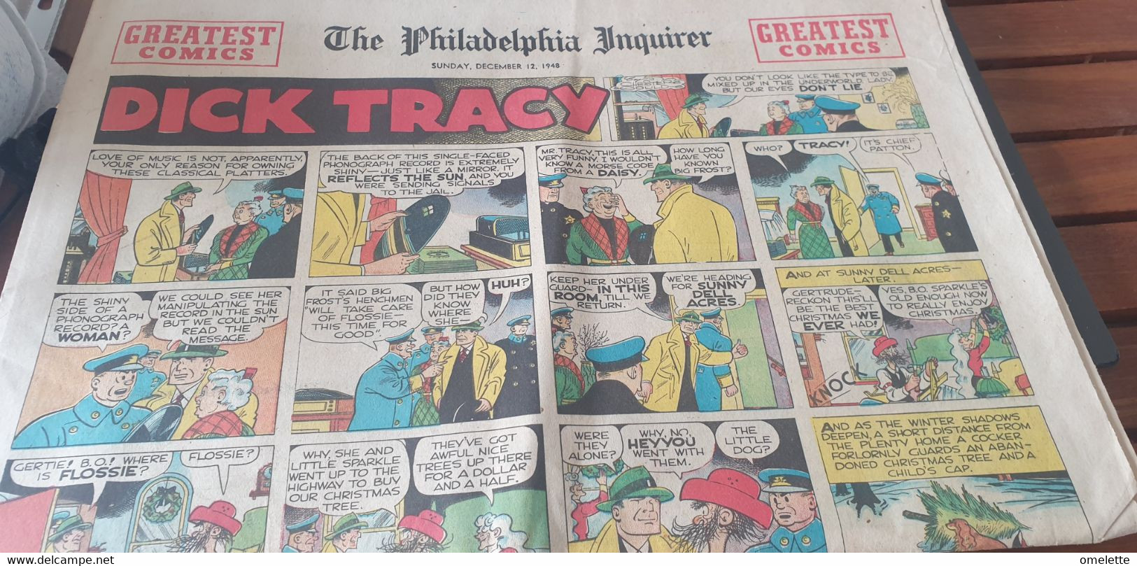 THE PHILADELPHIA INQUIRER 1948 /DICK TRACY /BLONDIE/GREATEST COMICS - Other Publishers