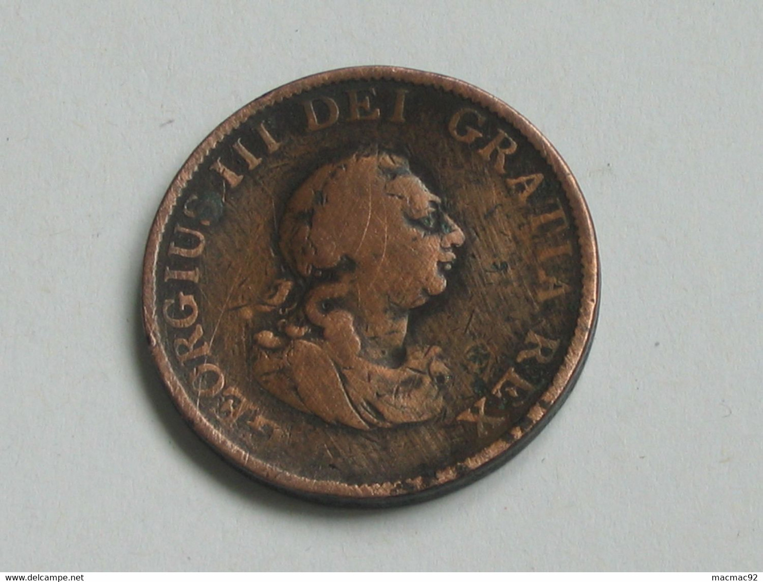 GRANDE BRETAGNE -1/2 Penny 1799 Great Britain - Georgius III Dei Gratia **** EN ACHAT IMMEDIAT **** - D. 1 Penny