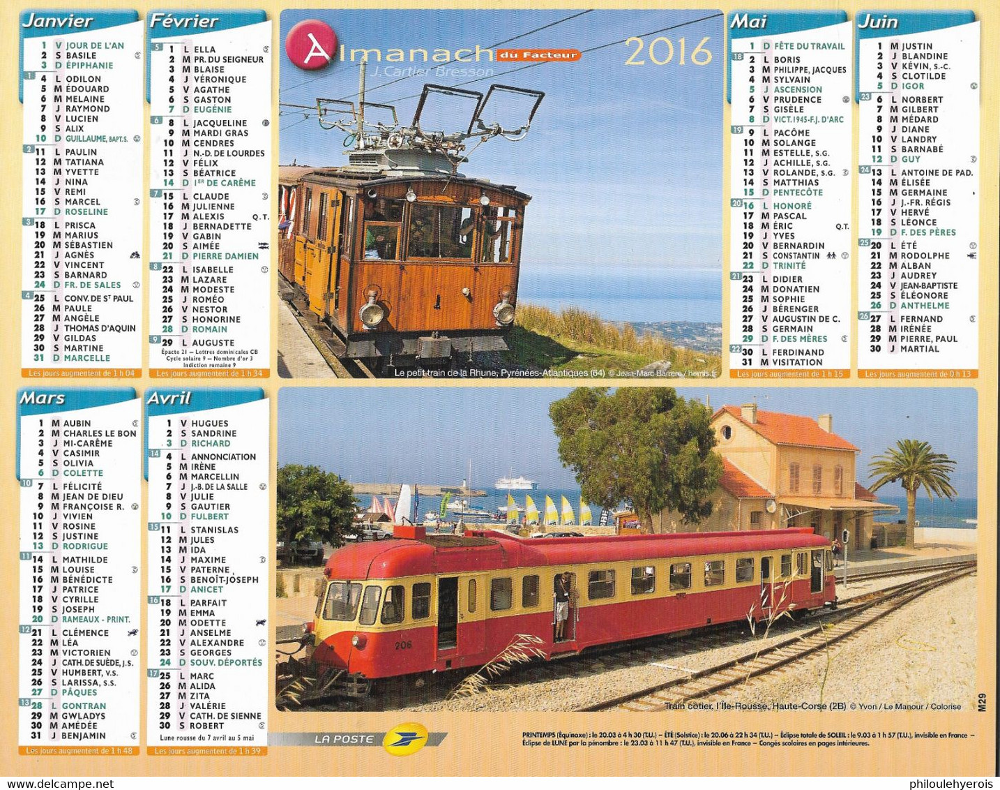 CALENDRIER 2016  TRAINS Train - Grand Format : 2001-...