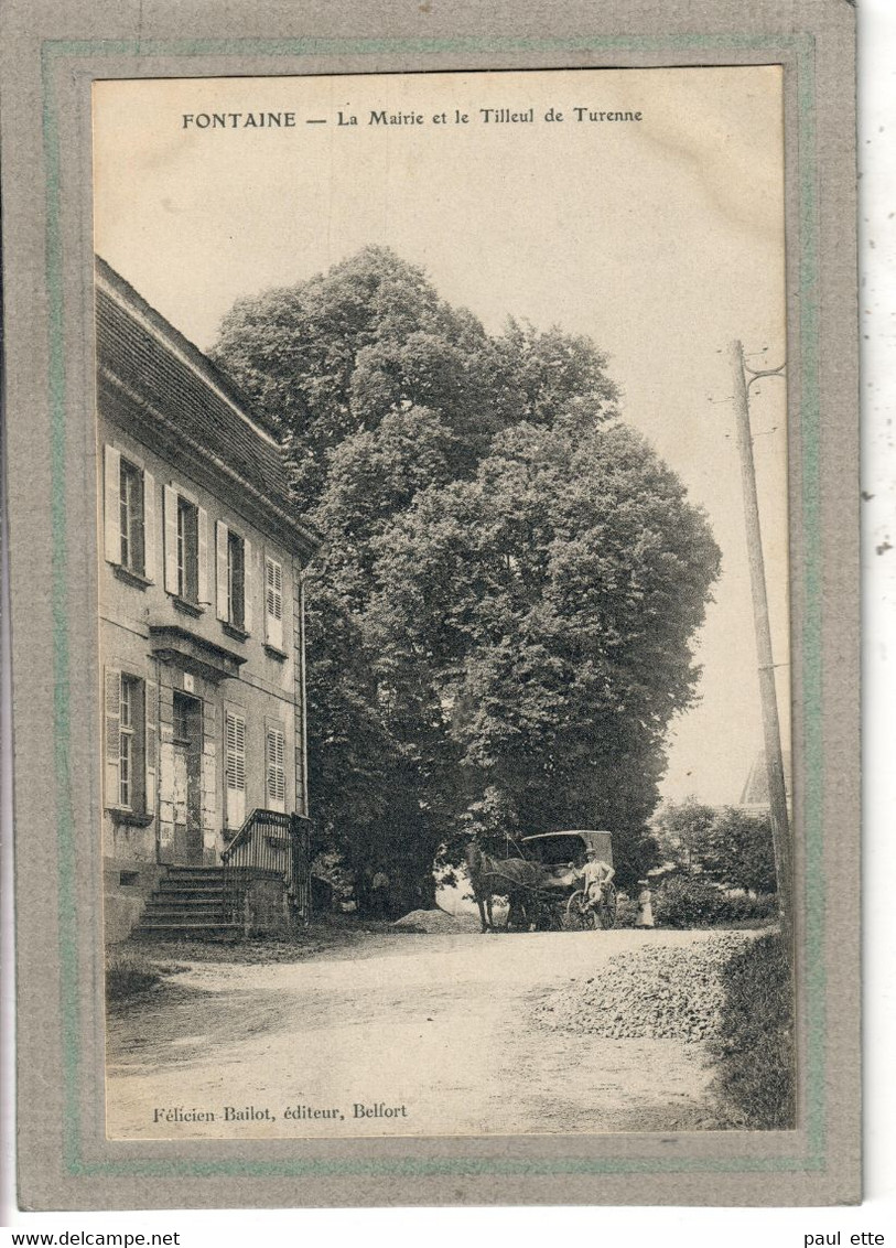 CPA - (90) FONTAINE - Thème: ARBRE -  Aspect Du Tilleul De Turenne à Côté De La Mairie En 1905 - Fontaine