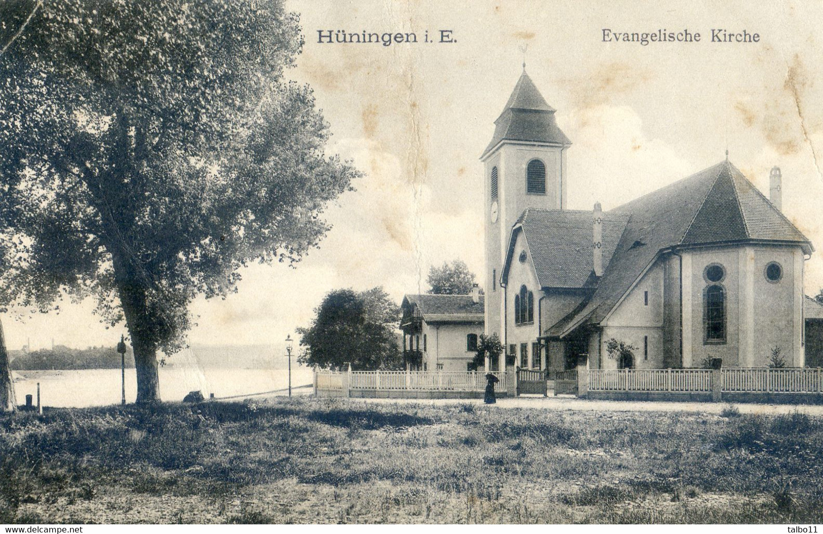 68 - Huningen - Evangelische Kirche - Huningue