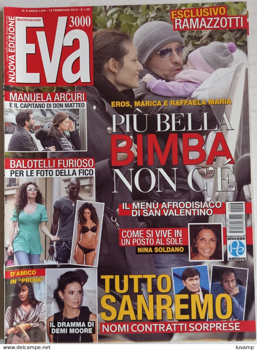 EVA TREMILA  NUOVA EDIZIONE N. 6  DEL  15 FEBBRAIO 2012 (CART 54) - Andere & Zonder Classificatie