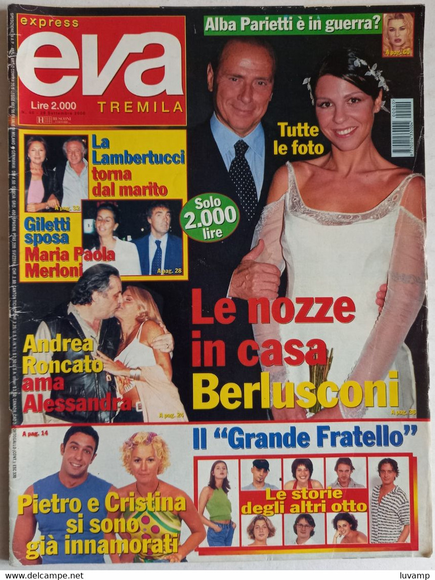 EVA TREMILA    N. 40  DEL   29 SETTEMBRE 2000 (CART 54) - Otros & Sin Clasificación