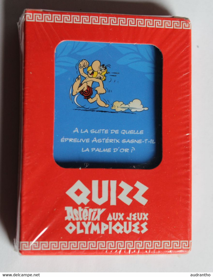 Jeu De Cartes QUIZZ ASTERIX AUX JEUX OLYMPIQUES Buffalo Grill Neuf Sous Blister - Oggetti Pubblicitari