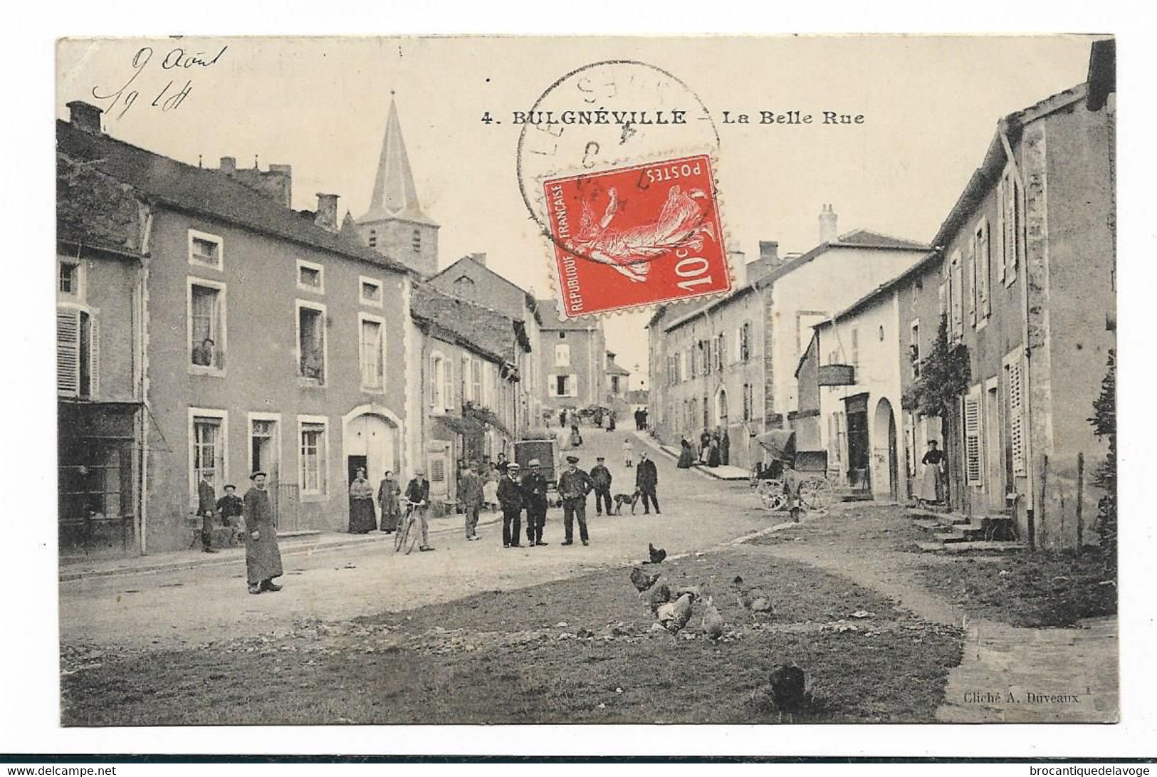CPA 88 BULGNEVILLE La Belle Rue - Bulgneville