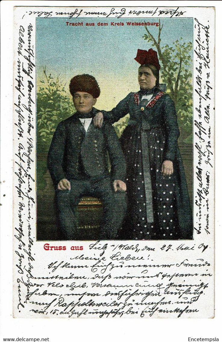 CPA Carte Postale Germany-Weißenburg-Tracht Aus Dem Kreis Weissenburg 1904  VM31421 - Weissenburg