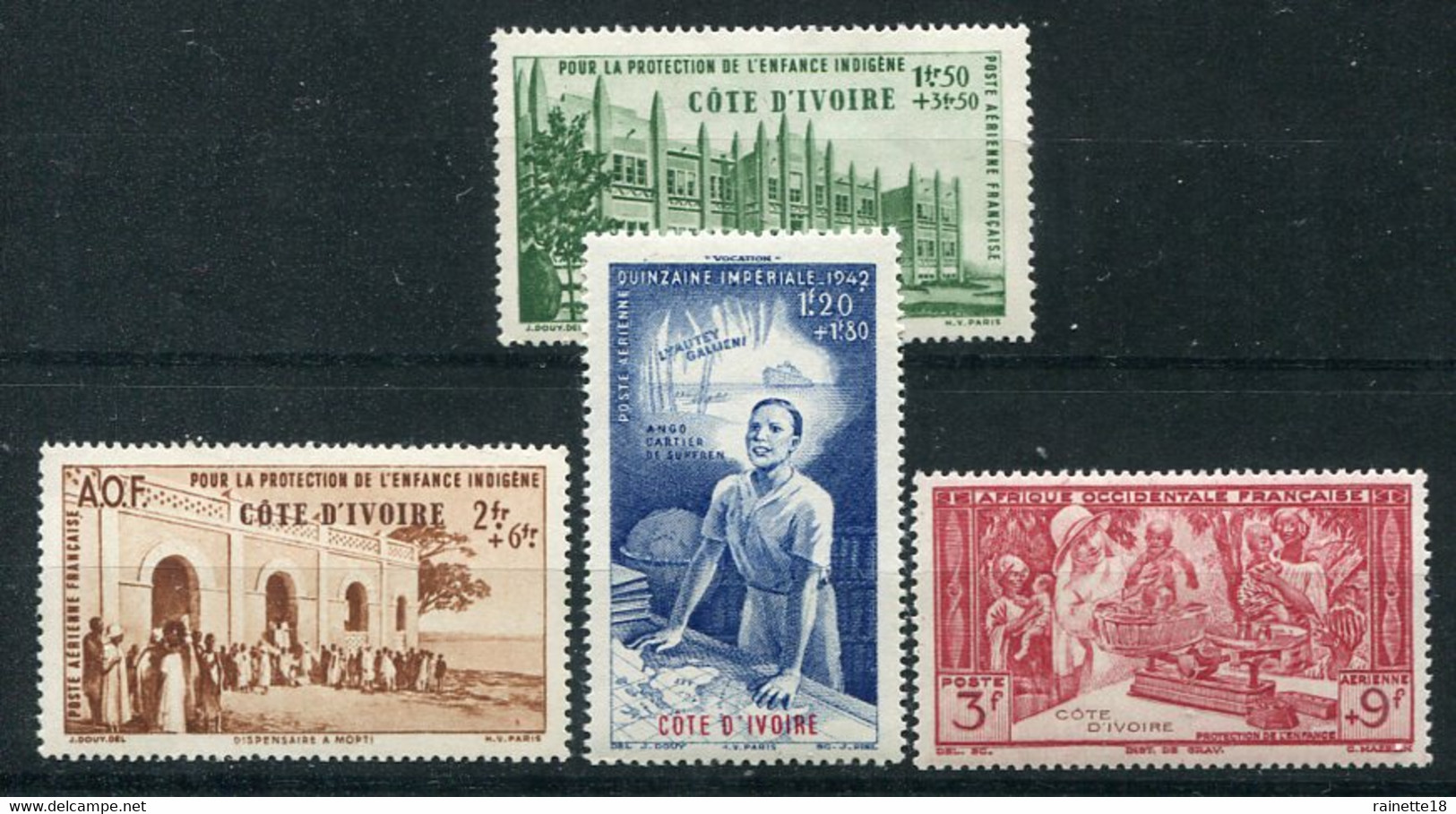 Côte D'Ivoire         PA  6/9 ** - Unused Stamps