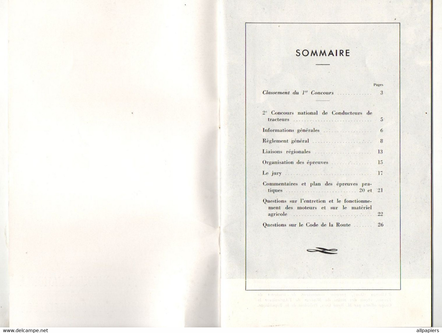 Brochure 2e Concours National De Conducteurs De Tracteurs Par Le Service Agricole Shell Berre En 1954 Soit 31 Pages - Trattori