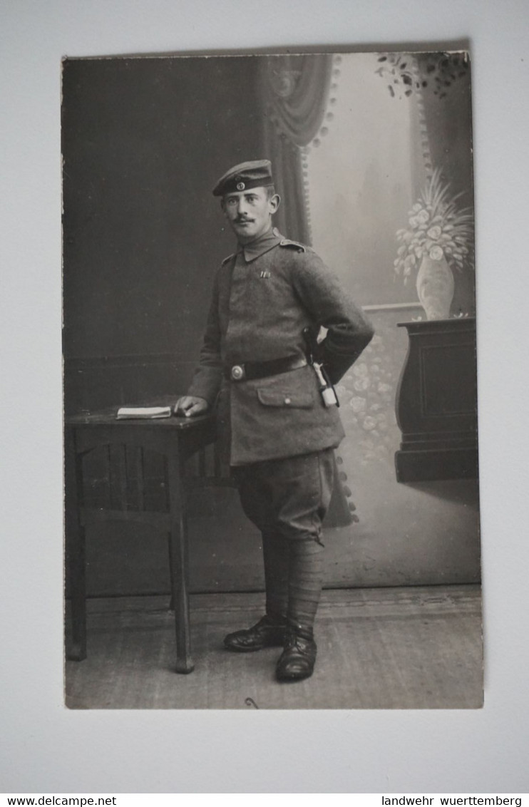 Foto-AK: Soldat / Atelier Hoopmann Brakel Höxter Beverungen Bad Driburg - Oorlog 1914-18