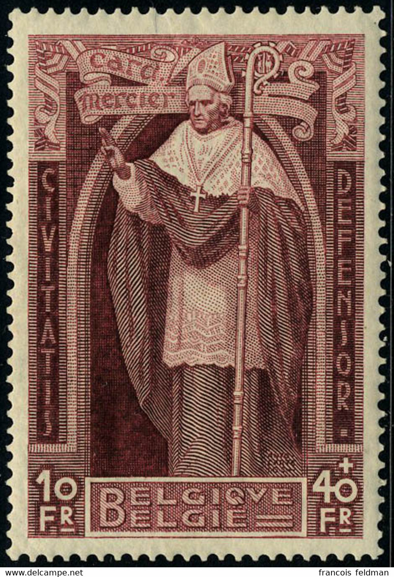 Neuf Sans Charnière N° 342/350, La Série Cardinal Mercier, T.B. - Other & Unclassified