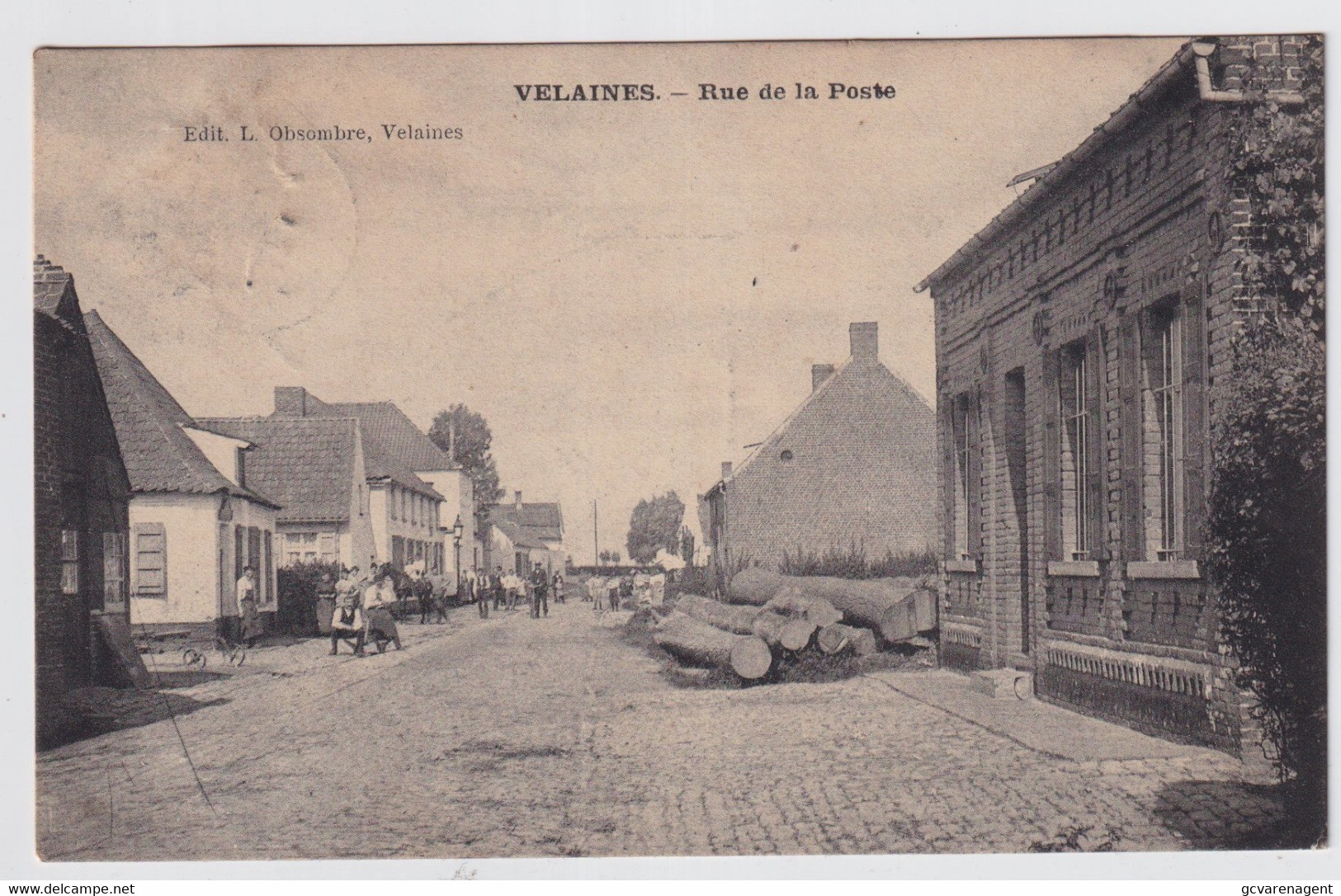 VELAINES  RUE DE LA POSTE - Celles