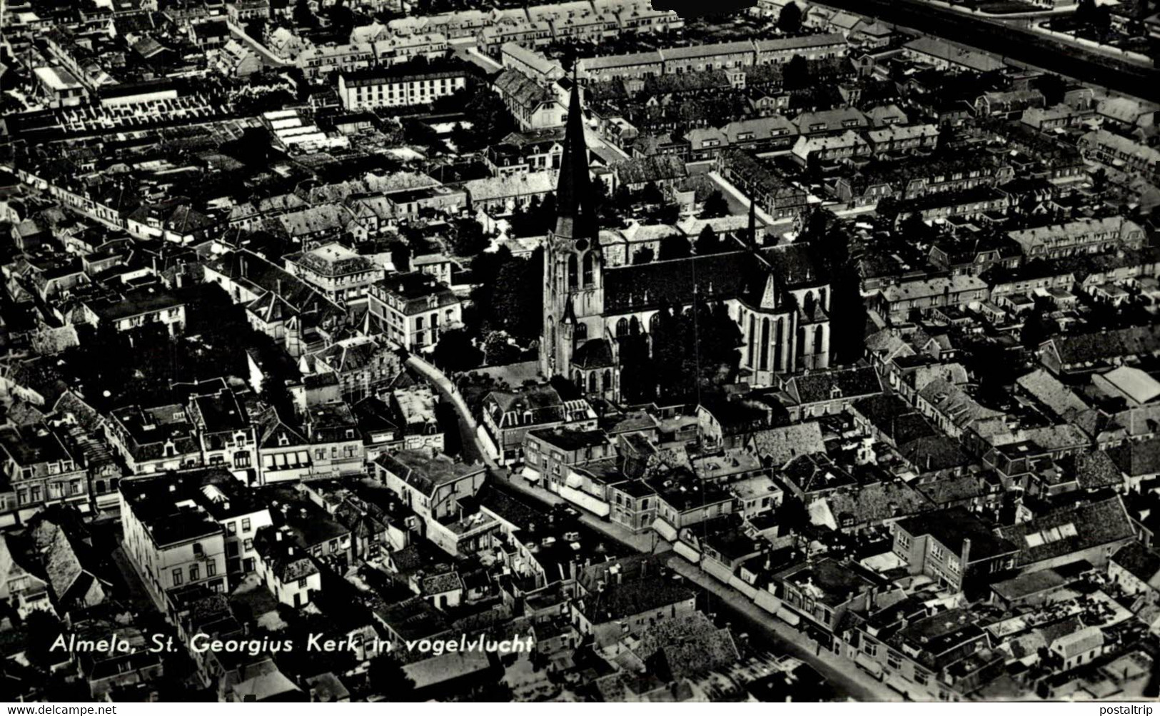 ALMELO  ST GEORGIUS KERK IN VOGELVLUCHT  Overijssel Almelo  HOLLAND HOLANDA NETHERLANDS - Almelo