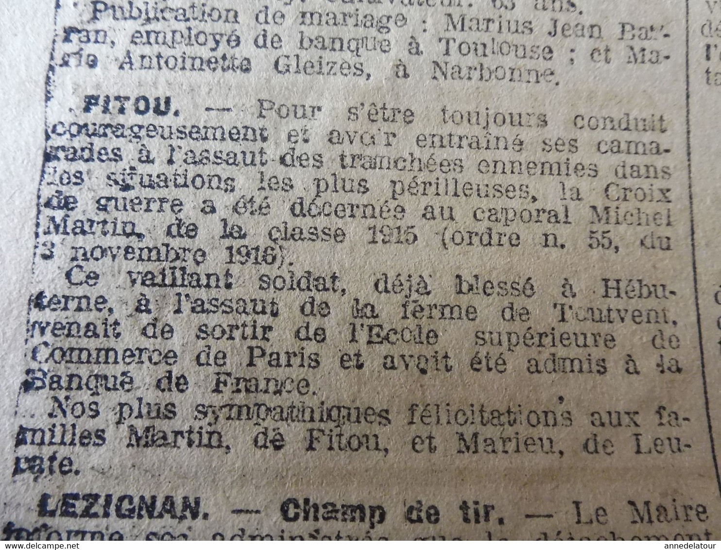 1916  L'ÉCLAIR   :  La Guerre Sur Tous Les Fronts ; Héroïque Caporal Michel Martin De Fitou; Listes Noires Aux USA ; Etc - Algemene Informatie