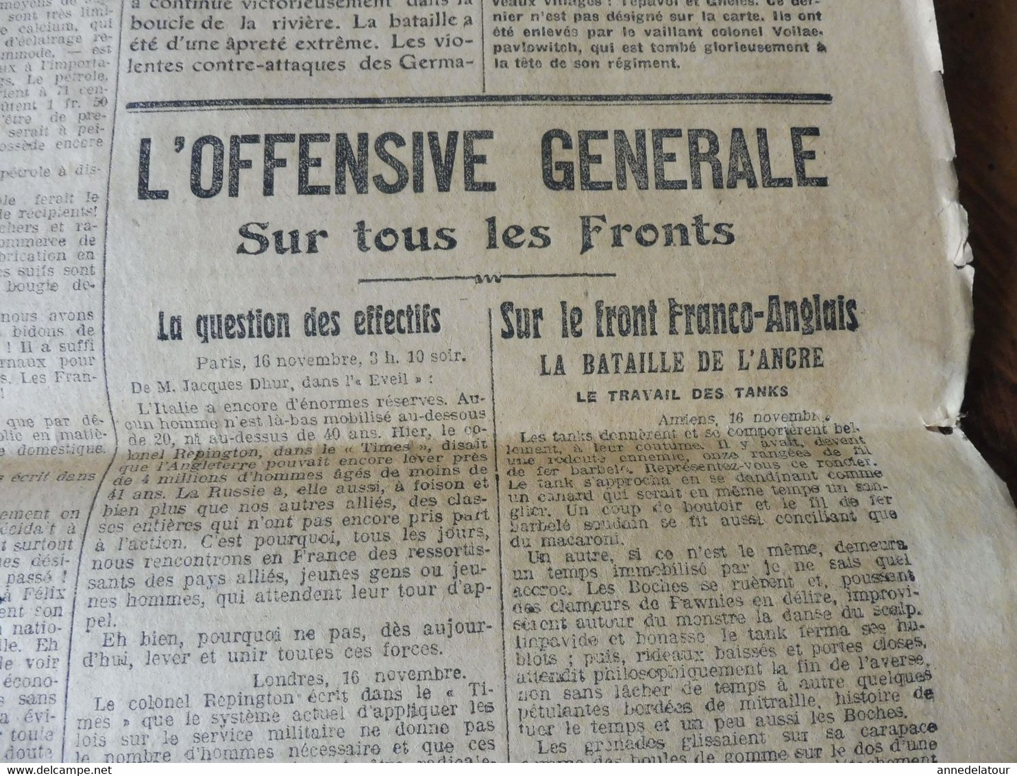 1916  L'ÉCLAIR   :  La guerre sur tous les fronts ; Héroïque caporal Michel Martin de Fitou; Listes noires aux USA ; etc