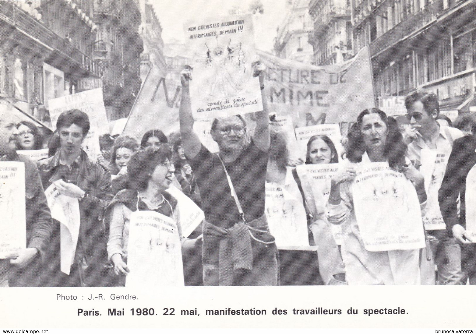 PARIS - Manifestation Des Travailleurs Du Spectacle 22 Mai 1980 - Manifestazioni