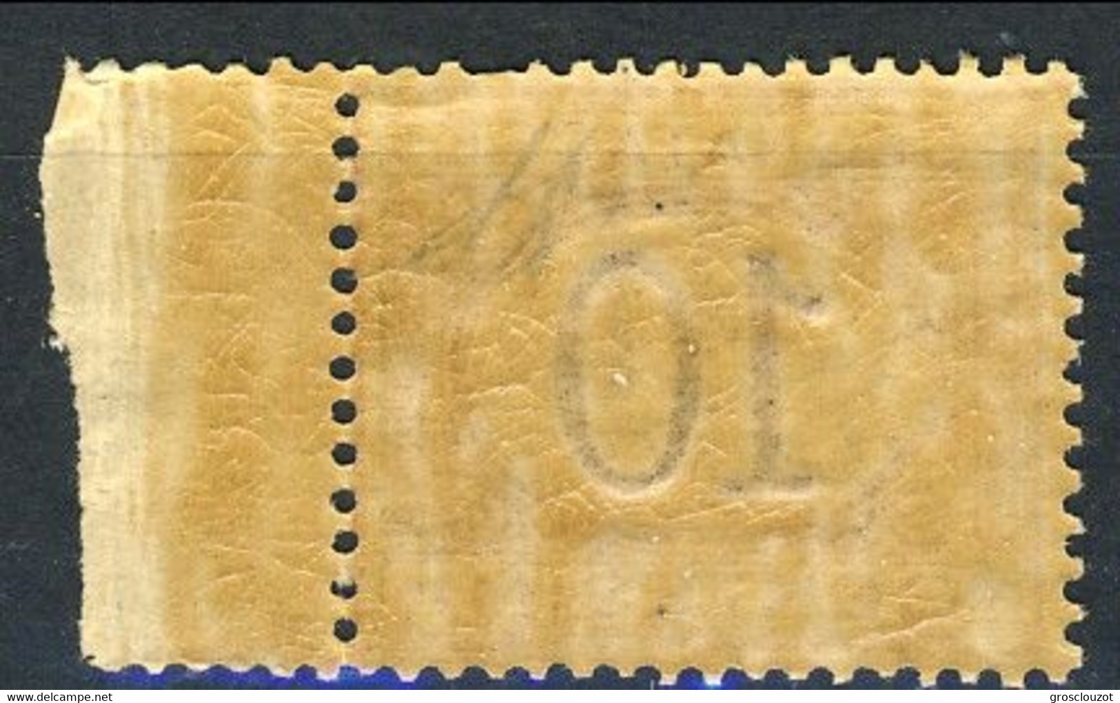 Regno, Tasse 1970 Sass. N. 6 C. 10 Ocra E Carminio ** GO MNH Bordo Di Foglio Cat. € 2000 Firma A. Diena - Postage Due