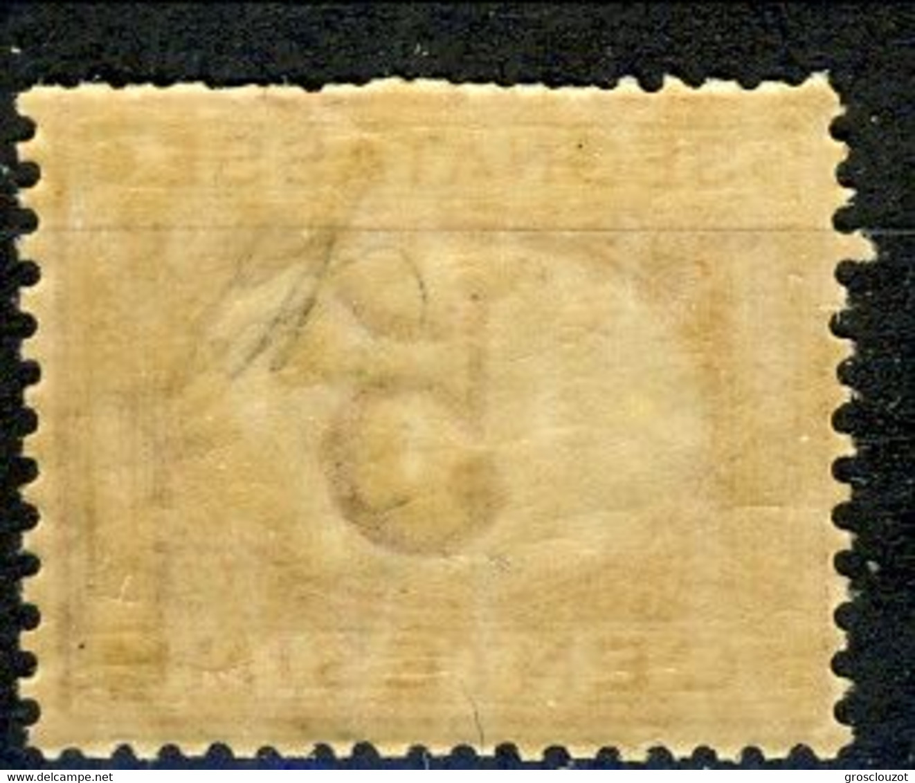 Regno, Tasse 1970 Sass. N. 5 C. 5 Ocra E Carminio ** GO MNH Cat. € 1250 Firma A. Diena - Postage Due