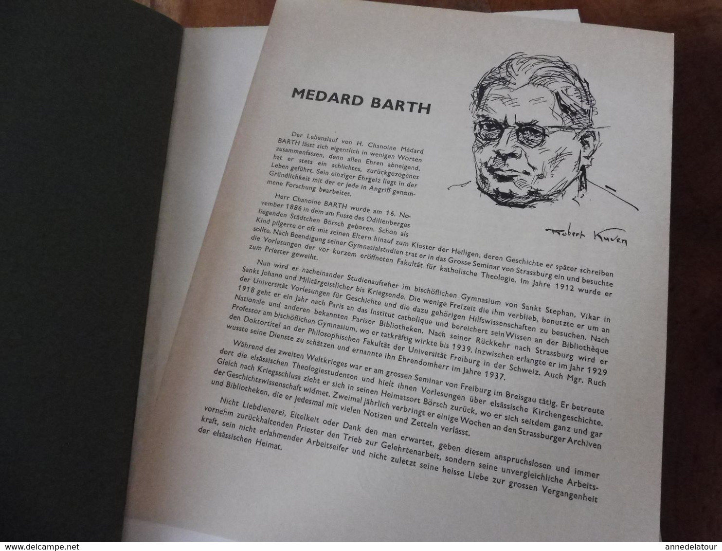 DER REBBAU DES ELSASS Und Die Absatzgebiete Seiner Weine (Medard Barth) VIGNES D’ALSACE Et Débouchés De Ses Vins - Biografía & Memorias