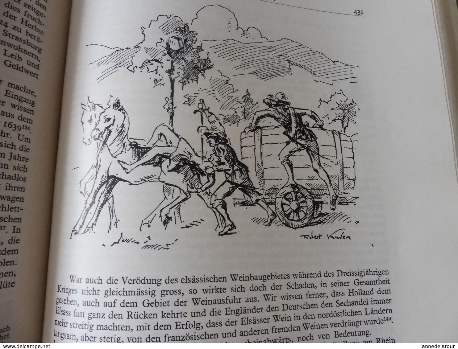 DER REBBAU DES ELSASS und die absatzgebiete seiner weine (Medard Barth) VIGNES D’ALSACE et débouchés de ses vins