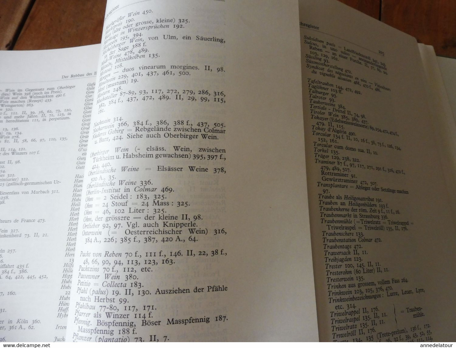 DER REBBAU DES ELSASS und die absatzgebiete seiner weine (Medard Barth) VIGNES D’ALSACE et débouchés de ses vins