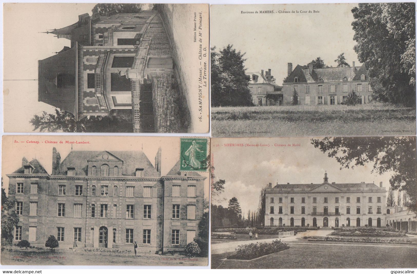 110 Cartes Postales CPA. Que Des Châteaux De France - 100 - 499 Cartes