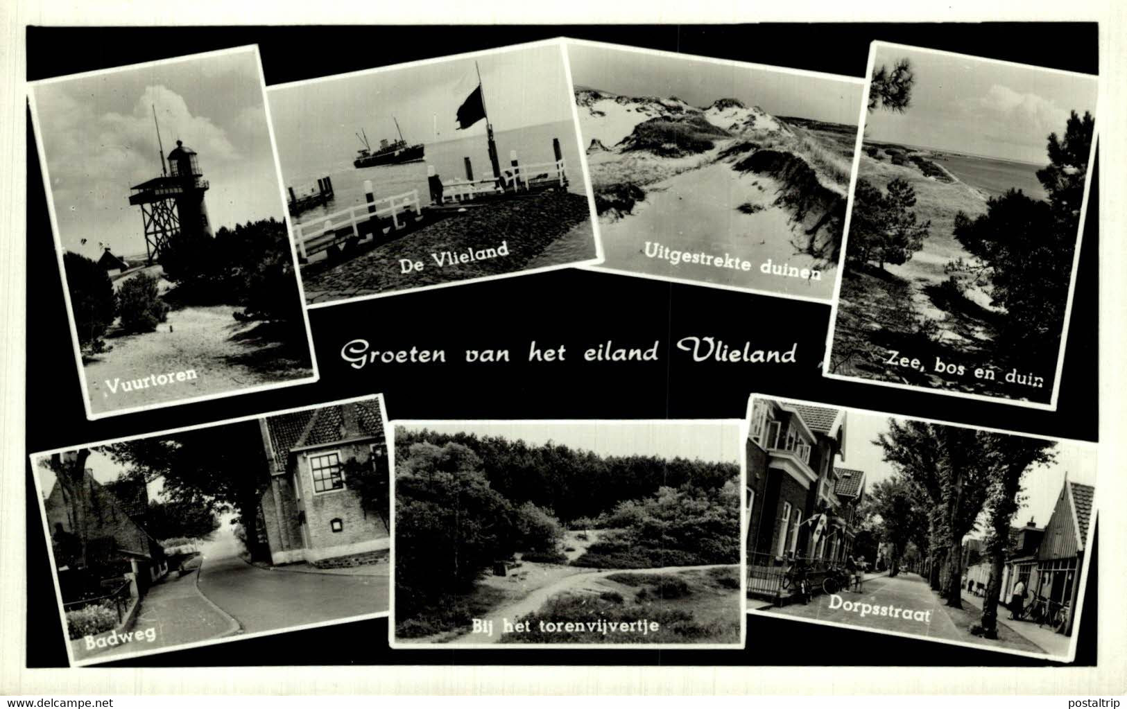 GROETEN VAN HET EILAND VLIELAND    Friesland  HOLLAND HOLANDA NETHERLANDS - Vlieland