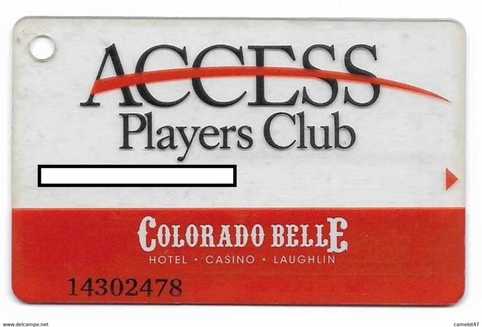 Colorado Belle Casino, Laughlin, NV,  U.S.A., Older Used Slot Or Player's Card, # Coloradob-2 - Cartes De Casino