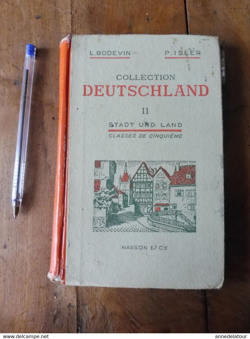 DEUTSCHLAND  édition 1962    Pour Apprendre L'allemand - Schoolboeken