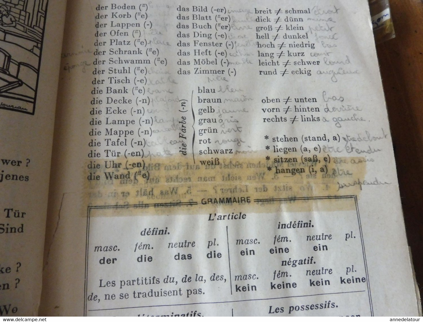 DEUTSCHLAND  édition 1962    pour apprendre l'allemand