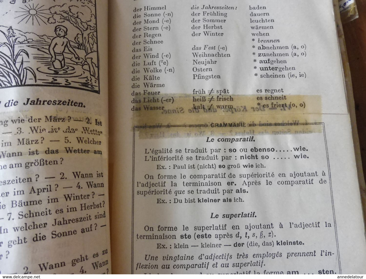 DEUTSCHLAND  édition 1962    pour apprendre l'allemand