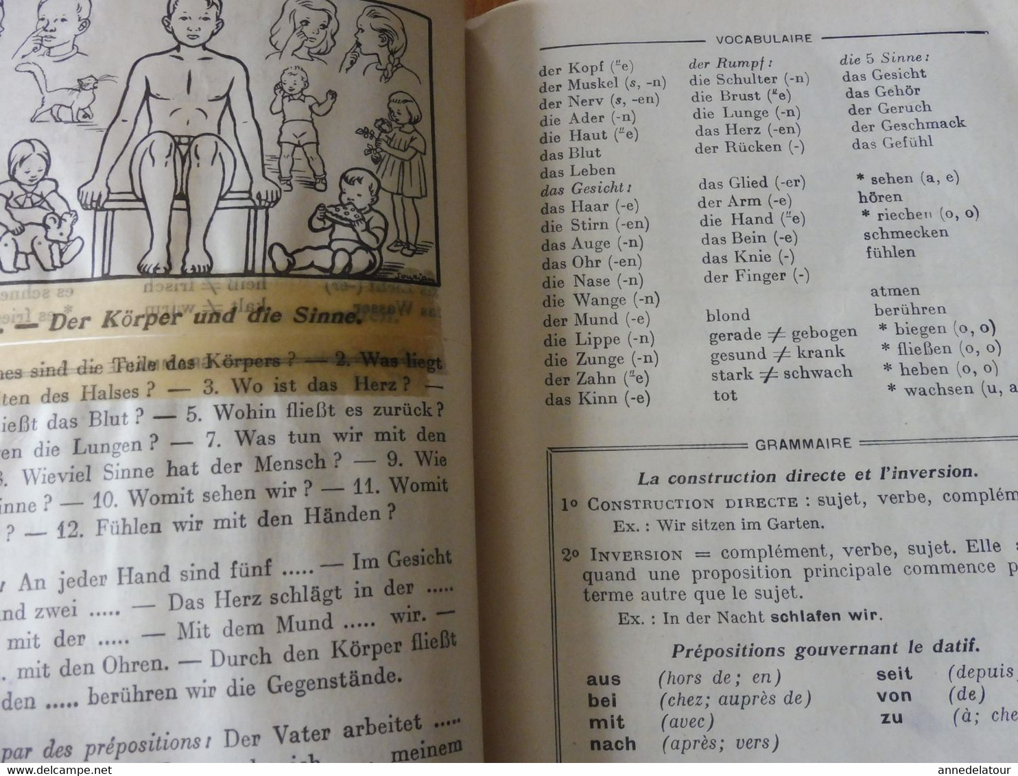 DEUTSCHLAND  édition 1962    pour apprendre l'allemand