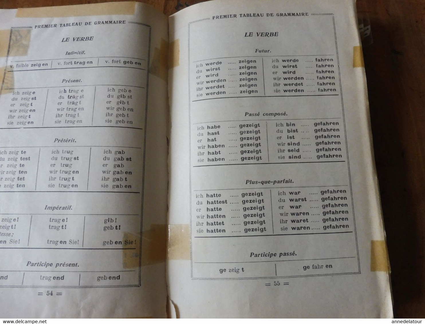 DEUTSCHLAND  édition 1962    pour apprendre l'allemand