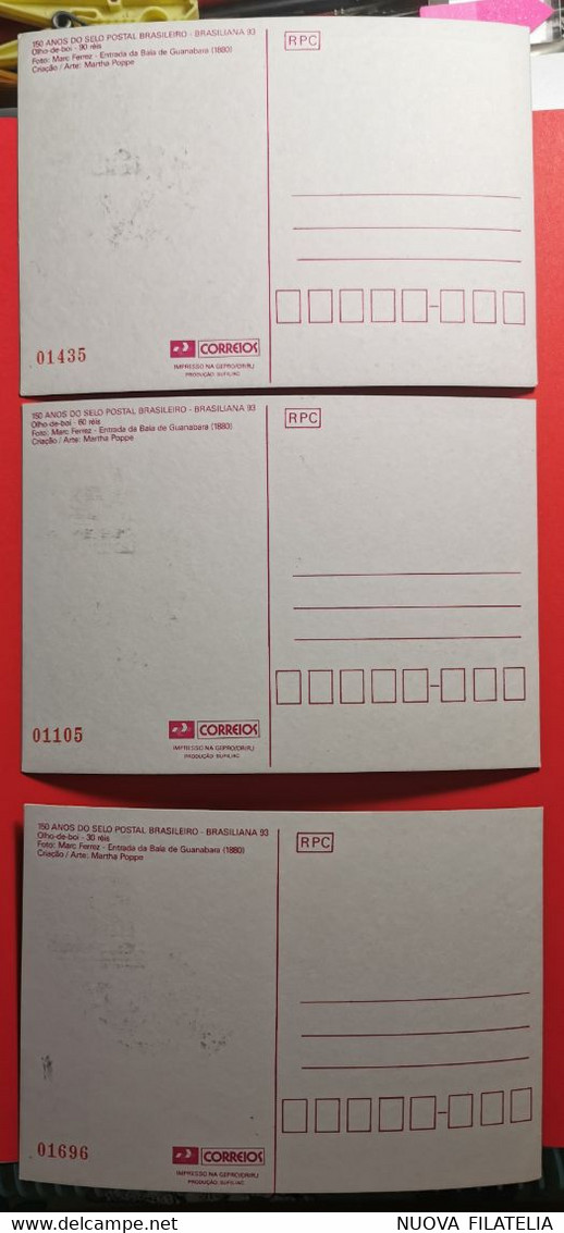 BRASILE 1993 150° ANNIVERSARIO POSTE - Maximum Cards