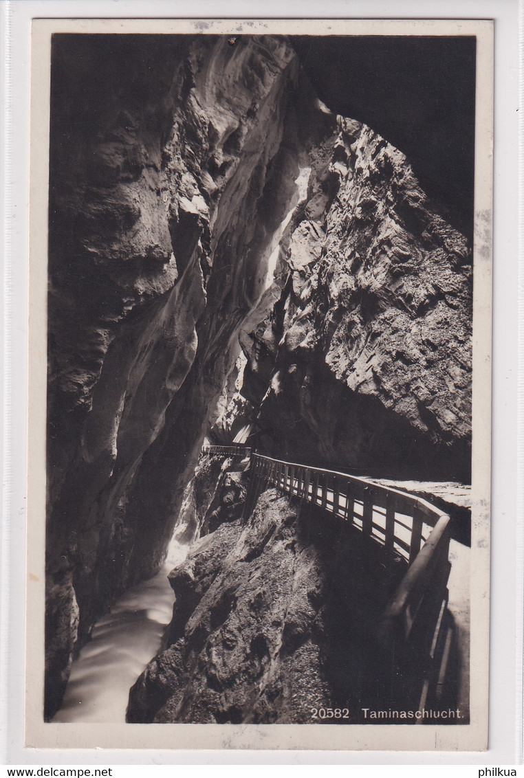 Taminaschlucht - Mit Bahnstempel Ragaz SBB - Sonstige & Ohne Zuordnung