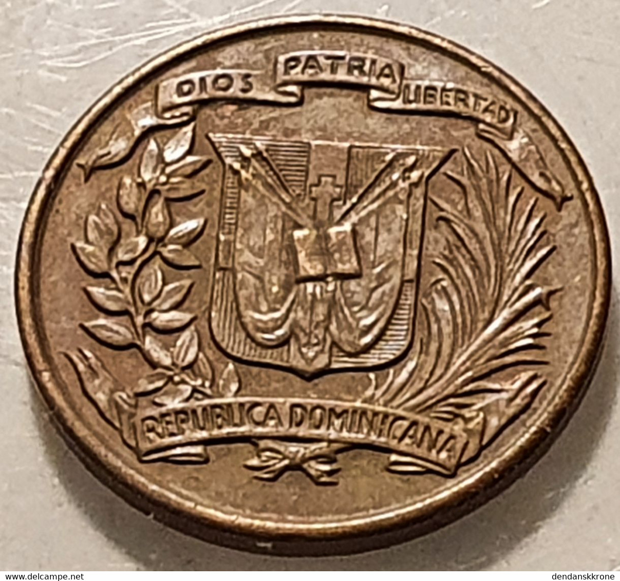 Un Centavo - 3 gramos - 1975 republique dominicaine