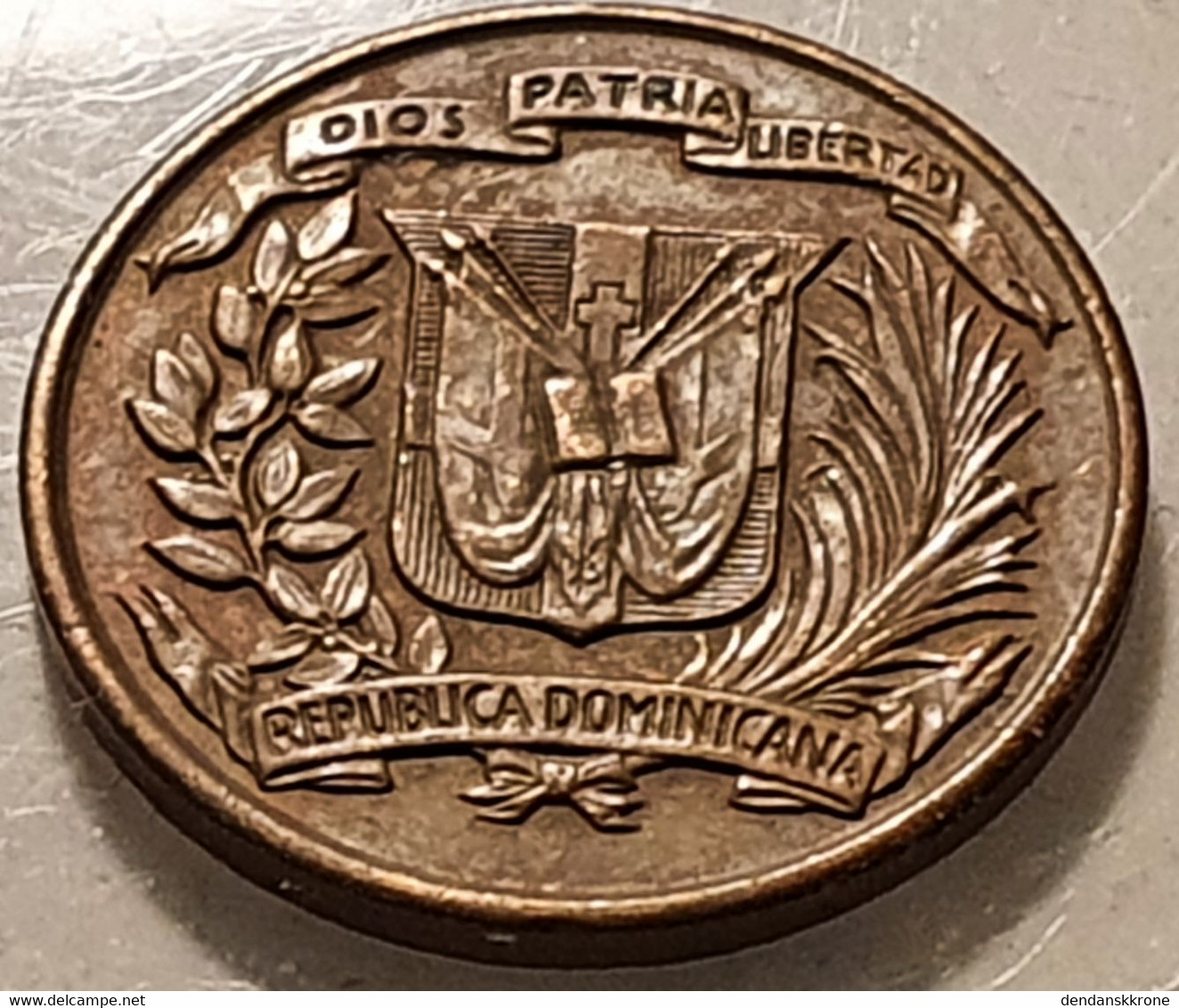 Un Centavo - 3 gramos - 1975 republique dominicaine