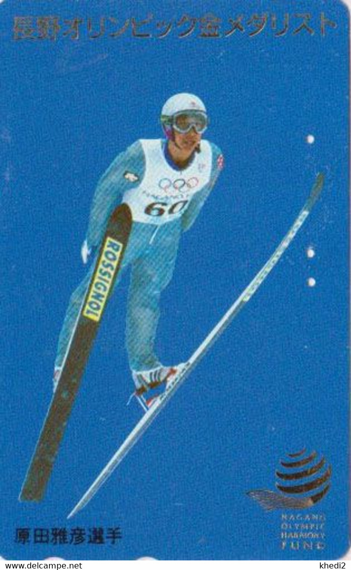 TC  JAPON / 110-016 - Sport - JEUX OLYMPIQUES NAGANO * Série HARMONY FUND * - SKI 1 OLYMPIC GAMES - JAPAN Phonecard - Juegos Olímpicos