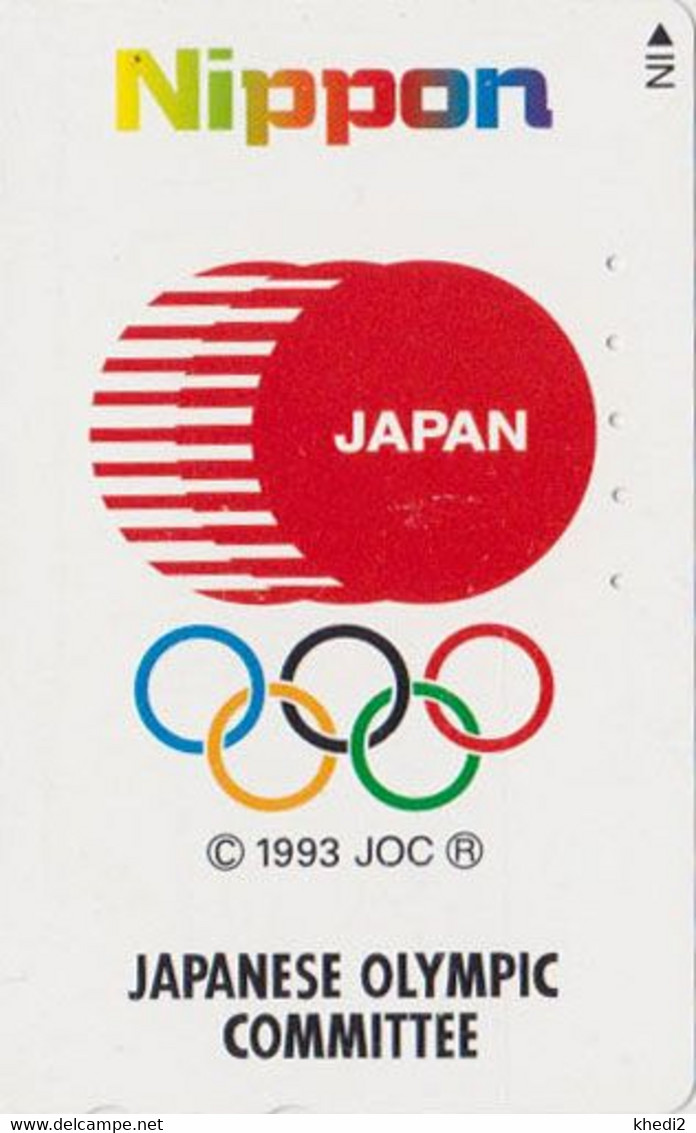 TC JAPON / 110-016 - SPORT - JEUX OLYMPIQUES NAGANO  - JAPANESE OLYMPIC GAMES COMMITEE JAPAN Phonecard - Juegos Olímpicos