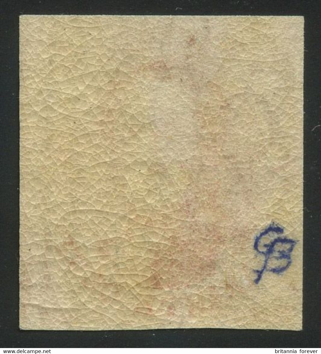 Belgium 1849 Medaillons Wtm. "framed LL" 40c Rose-carmine MLH * Original Gum, EXCEPTIONAL QUALITY, COB 5A, Cat. €4,500 - 1849-1850 Medallions (3/5)