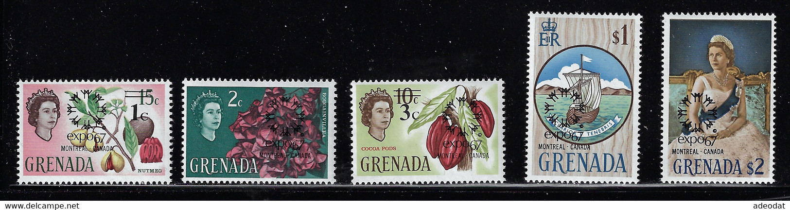 GRENADA 1967 MONTREAL UNIVERSAL EXHIBITION - 1967 – Montreal (Canada)