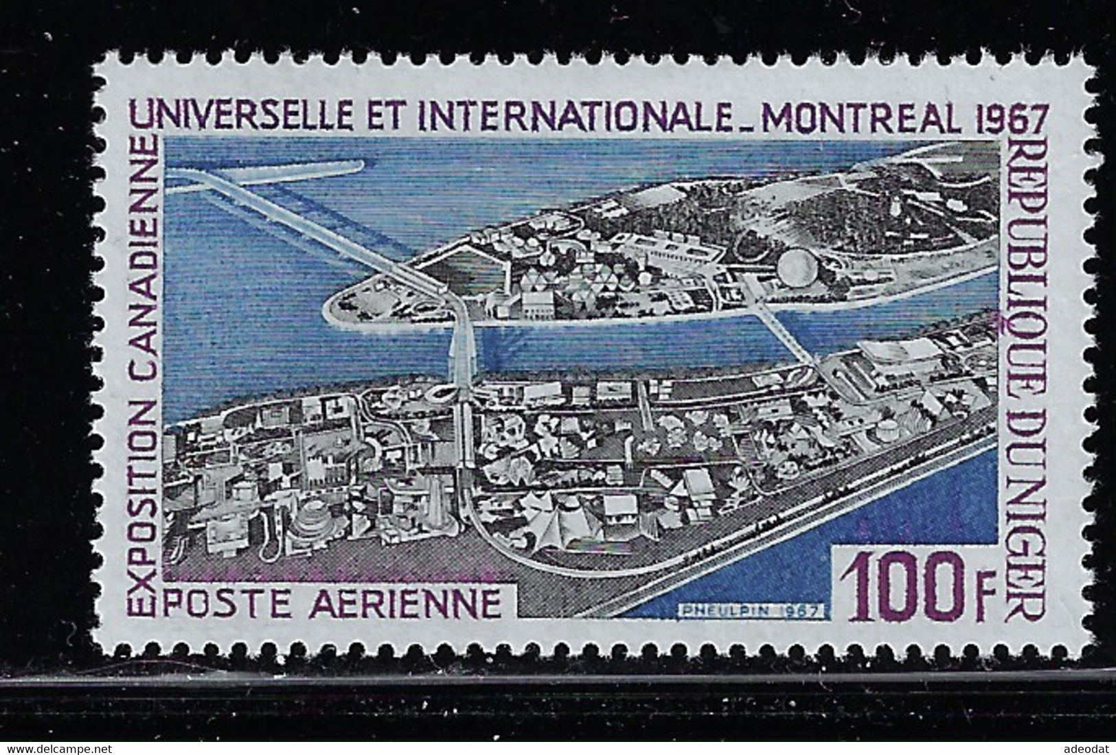 NIGER 1967 MONTREAL UNIVERSAL EXHIBITION MH - Niger (1960-...)