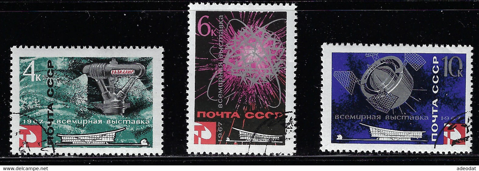 RUSSIA 1967 MONTREAL UNIVERSAL EXHIBITION CANCELLEDSET - 1967 – Montréal (Canada)