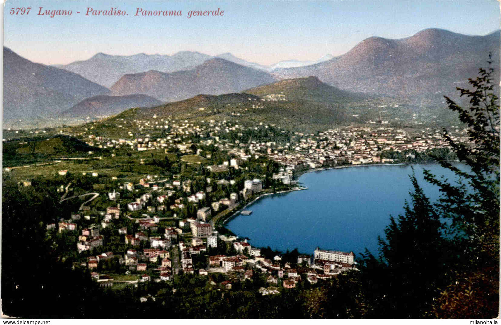 Lugano - Paradiso - Panorama Generale (5797) - Paradiso