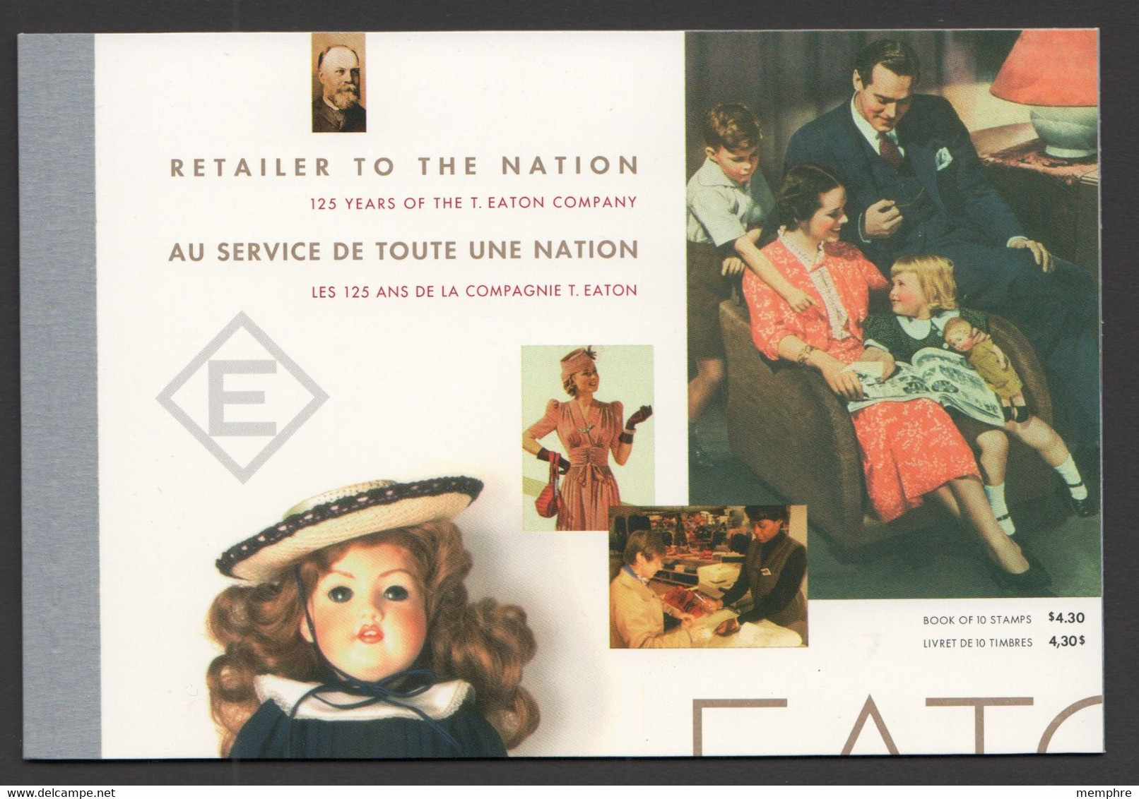 1994   T. Eaton Co    Sc 1510   Complete Booklet BK 169 - Sonstige & Ohne Zuordnung