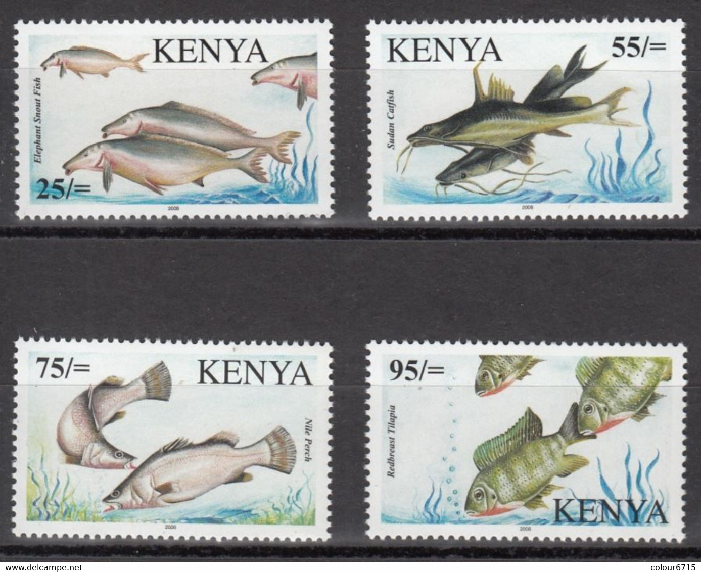 Kenya 2006 Fish Of Lake Victoria Stamps 4v MNH - Kenya (1963-...)