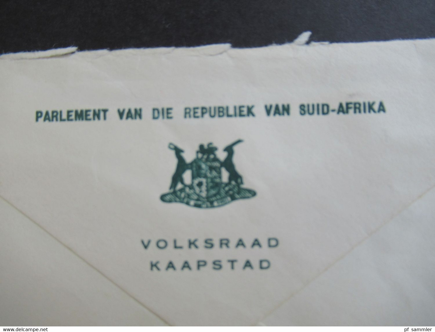 RSA / Süd - Afrika 1963 Und 65 Stempel House Of Assembly Cape Town Official / Amptelik Volksraad / Houses Of Parliament - Lettres & Documents
